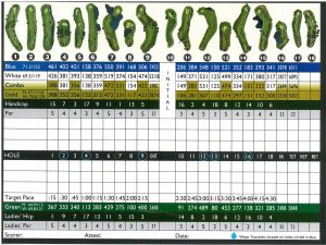 Cheery island golf course scorecard