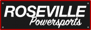 The roseville powersports logo